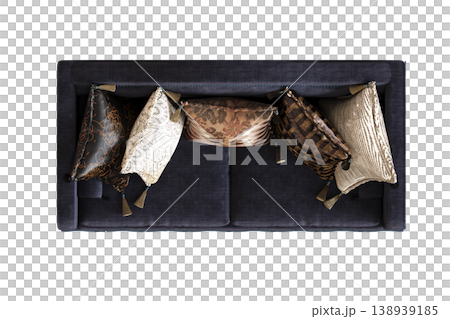 comfortable soft sofa isolated on transparent background, interior furniture, 3D illustration, cg render comfortable soft sofa isolated on transparent background, interior furniture, 3D illustration, cg render 138939185