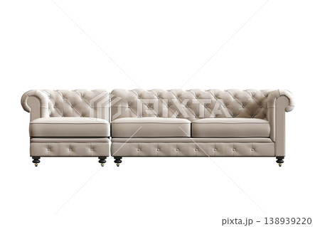 comfortable soft sofa isolated on transparent background, interior furniture, 3D illustration, cg render comfortable soft sofa isolated on transparent background, interior furniture, 3D illustration, cg render 138939220