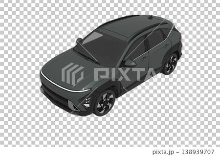 car isolated on transparent background, 3d illustration, cg render car isolated on transparent background, 3d illustration, cg render 138939707