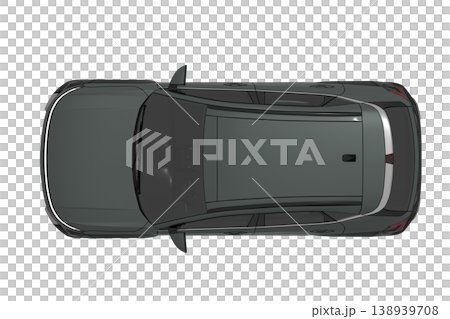 car isolated on transparent background, 3d illustration, cg render 138939708