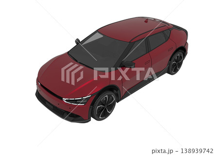 car isolated on transparent background, 3d illustration, cg render car isolated on transparent background, 3d illustration, cg render 138939742