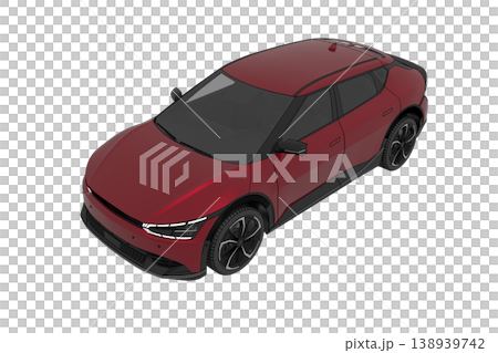 car isolated on transparent background, 3d illustration, cg render car isolated on transparent background, 3d illustration, cg render 138939742