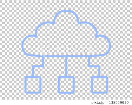 Cloud Simple Blue Cloud Simple Blue 138939939