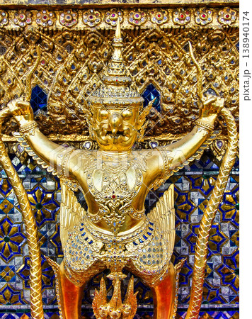 Thai Travel Landmark Wat Phra Kaeo, Temple of the Emerald Buddha Bangkok, Thailand, Asia Thai Travel Landmark Wat Phra Kaeo, Temple of the Emerald Buddha Bangkok, Thailand, Asia 138940174