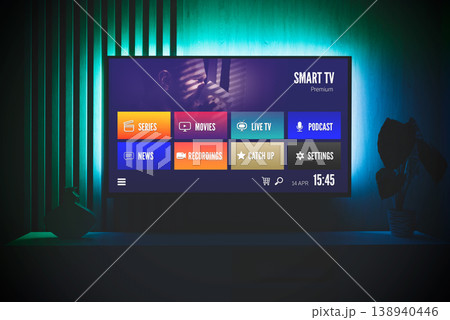 VOD multimedia TV streaming concept VOD multimedia TV streaming concept 138940446