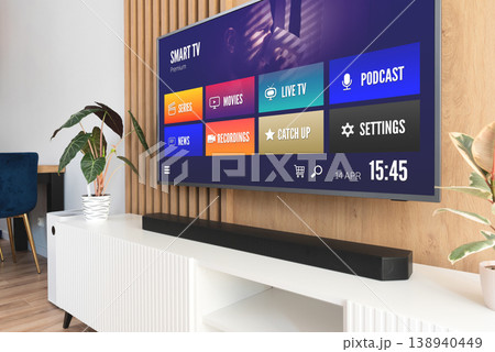 VOD multimedia TV streaming concept VOD multimedia TV streaming concept 138940449