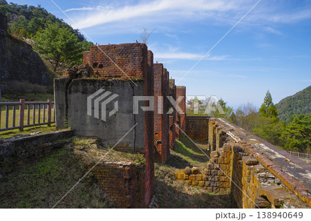愛媛県新居浜市・別子銅山跡の遺構 138940649
