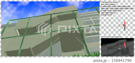 學校景色：從操場和庭院拍攝的各種角度的照片（包含可用於動漫背景繪畫的透視參考資料） 138941790