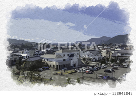 水彩画風 臼杵市観光交流プラザ 大分県臼杵市 水彩画風 臼杵市観光交流プラザ 大分県臼杵市 138941845