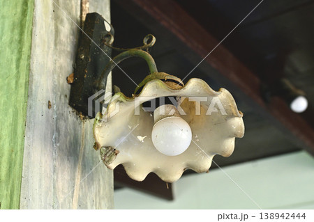 Vintage wall lamp rustic light old bulb scallop shade weathered fixture retro decor antique lighting mossy wall sconce adds 138942444