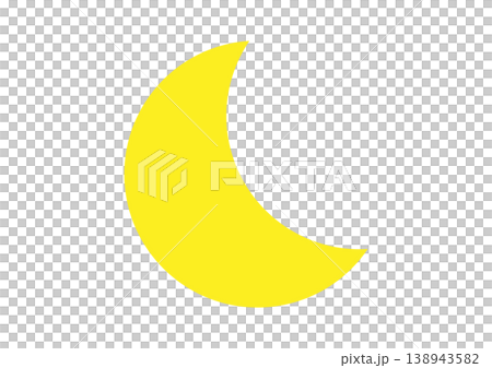 Moon icon, simple icon, standalone, weather, vector illustration. Moon icon, simple icon, standalone, weather, vector illustration. 138943582