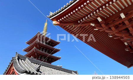 東京・浅草 浅草寺 観光名所 138944503