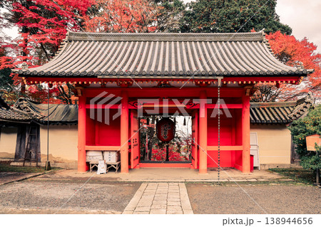 Historic Main Hall of Bishamon do Temple in Kyoto Nov 26 2025 138944656