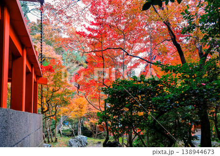 Historic Main Hall of Bishamon do Temple in Kyoto Nov 26 2025 Historic Main Hall of Bishamon do Temple in Kyoto Nov 26 2025 138944673