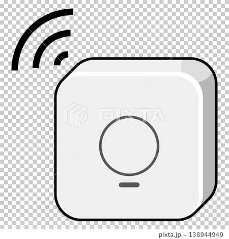 Illustration of a GPS tracking tag for monitoring devices. Illustration of a GPS tracking tag for monitoring devices. 138944949