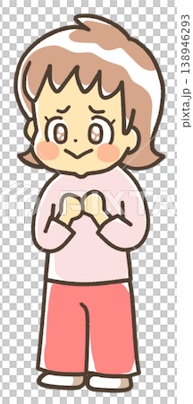 ウキウキしている女の人 138946293
