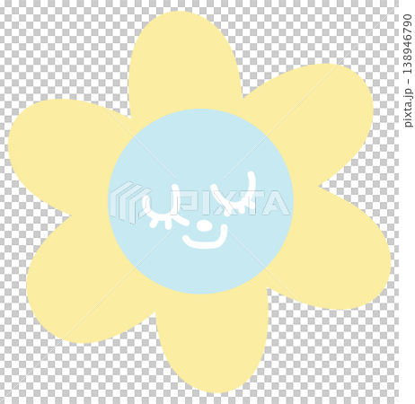 Illustration of smiling flower for floral print, sticker, nature, garden, spring, summer, plants, blossom, cute patch, shirt print, plush toy, kid doll, cartoon, character, comic, brooch, pin, emotion Illustration of smiling flower for floral print, sticker, nature, garden, spring, summer, plants, blossom, cute patch, shirt print, plush toy, kid doll, cartoon, character, comic, brooch, pin, emotion 138946790