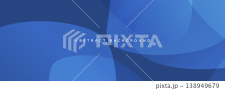 Calm blue wave abstract background with flowing gradients and soft curves, oceanic mood for wellness websites, spa promotions, and corporate hero images offering soothing atmosphere and smooth motion. 138949679