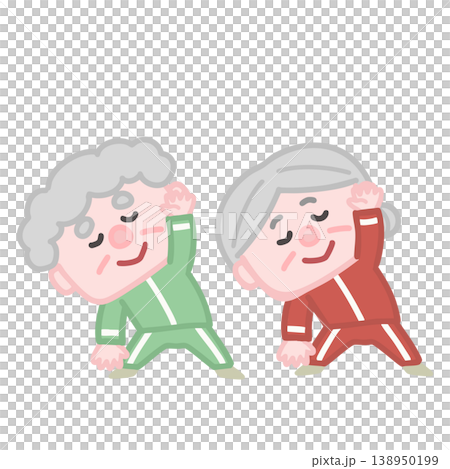 高級夫婦伸展 138950199