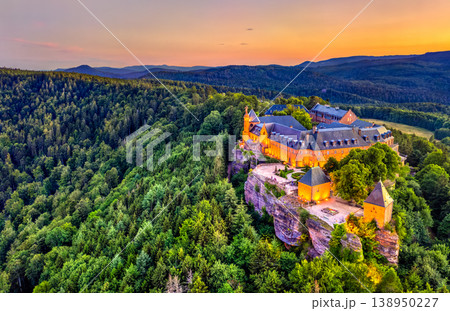 Mont Sainte-Odile Abbey in the Vosges Mountains, France 138950227