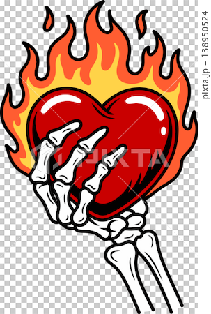 heart, fire, flame 138950524