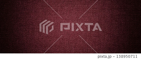 Texture dark wine textile material background, macro weave pattern. Structure maroon fabric backdrop, with vignette Texture dark wine textile material background, macro weave pattern. Structure maroon fabric backdrop, with vignette 138950711