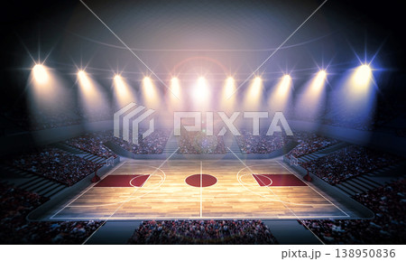 Basketball arena	 138950836
