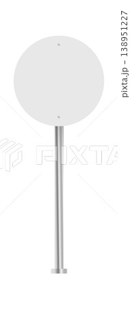 Realistic road traffic signs on metal poles with blank panels, designed as a clean mockup template ideal for transportation concepts, navigation design, safety communication, and urban infrastructure Realistic road traffic signs on metal poles with blank panels, designed as a clean mockup template ideal for transportation concepts, navigation design, safety communication, and urban infrastructure 138951227