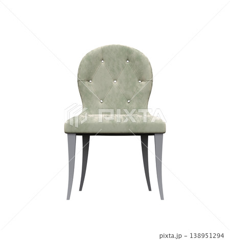 chair isolate on a transparent background, interior furniture, 3D illustration, cg render chair isolate on a transparent background, interior furniture, 3D illustration, cg render 138951294