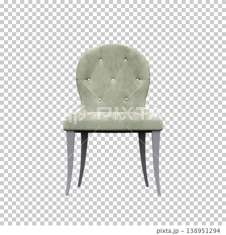 chair isolate on a transparent background, interior furniture, 3D illustration, cg render chair isolate on a transparent background, interior furniture, 3D illustration, cg render 138951294