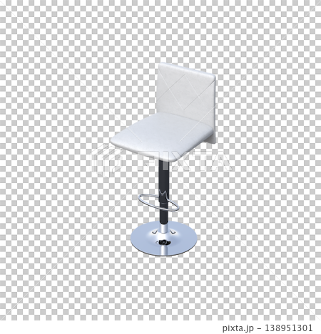 chair isolate on a transparent background, interior furniture, 3D illustration, cg render chair isolate on a transparent background, interior furniture, 3D illustration, cg render 138951301