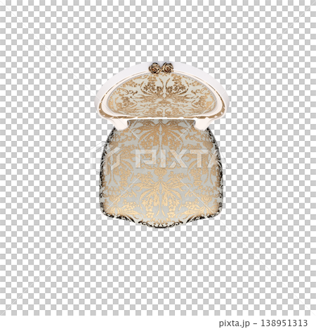 chair isolate on a transparent background, interior furniture, 3D illustration, cg render 138951313