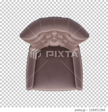chair isolate on a transparent background, interior furniture, 3D illustration, cg render chair isolate on a transparent background, interior furniture, 3D illustration, cg render 138951360