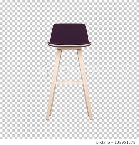 chair isolate on a transparent background, interior furniture, 3D illustration, cg render chair isolate on a transparent background, interior furniture, 3D illustration, cg render 138951379