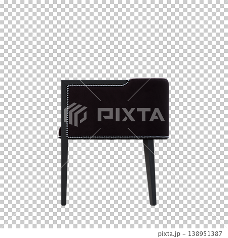 chair isolate on a transparent background, interior furniture, 3D illustration, cg render chair isolate on a transparent background, interior furniture, 3D illustration, cg render 138951387