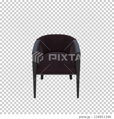 chair isolate on a transparent background, interior furniture, 3D illustration, cg render chair isolate on a transparent background, interior furniture, 3D illustration, cg render 138951390