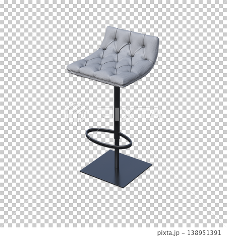 chair isolate on a transparent background, interior furniture, 3D illustration, cg render chair isolate on a transparent background, interior furniture, 3D illustration, cg render 138951391