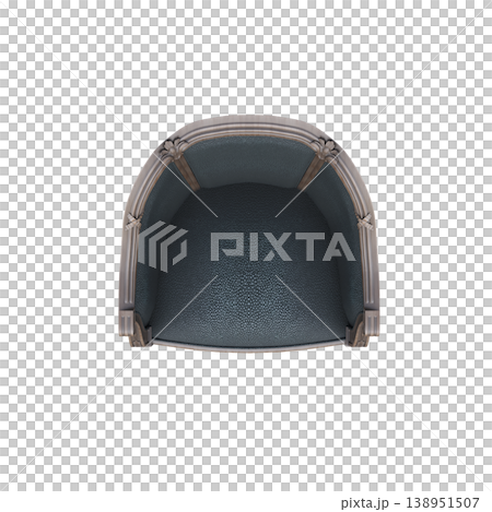 chair isolate on a transparent background, interior furniture, 3D illustration, cg render chair isolate on a transparent background, interior furniture, 3D illustration, cg render 138951507