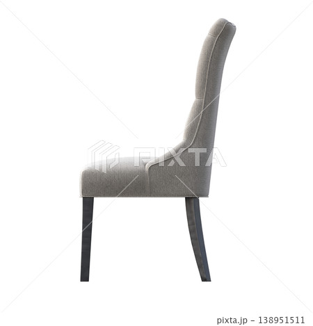 chair isolate on a transparent background, interior furniture, 3D illustration, cg render chair isolate on a transparent background, interior furniture, 3D illustration, cg render 138951511