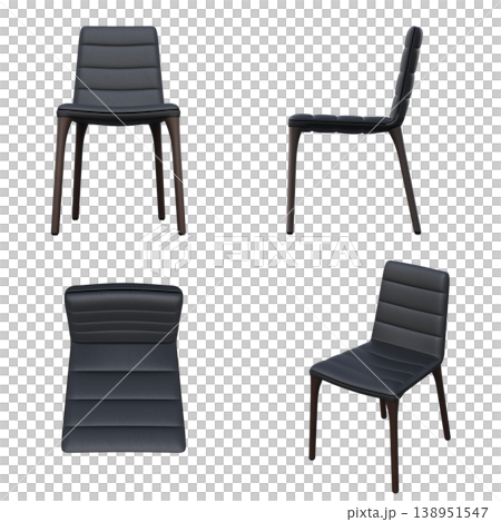 chair isolate on a transparent background, interior furniture, 3D illustration, cg render chair isolate on a transparent background, interior furniture, 3D illustration, cg render 138951547