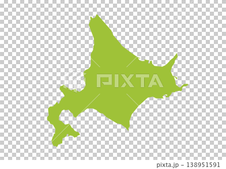 シンプル王道な北海道のイラスト 138951591