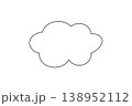 ふわふわした白い雲 138952112