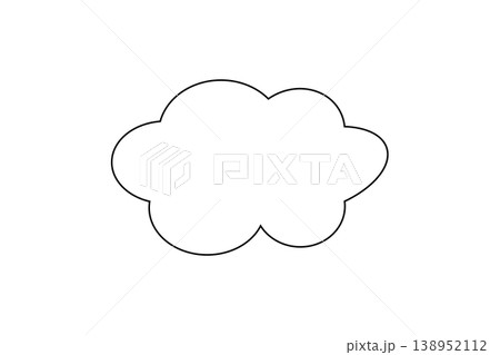 ふわふわした白い雲 138952112