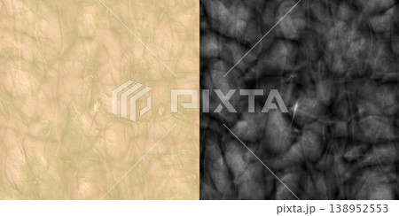 Seamless granite texture background with elegant veins. Stone texture via an alpha channel. 138952553
