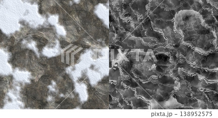 Seamless rock texture with cracks. Stone texture via an alpha channel. 138952575
