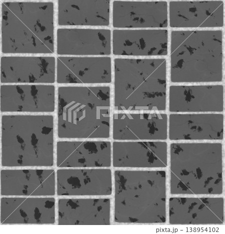 Seamless pattern of natural sandstone tiles stitched together with clay. 138954102
