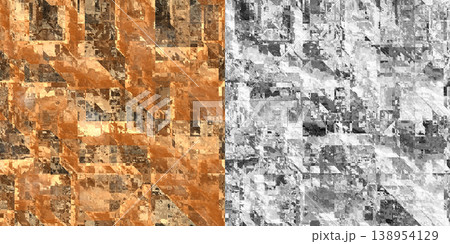 Seamless pattern of colorful stained glass windows with vibrant color palette. Seamless pattern of colorful stained glass windows with vibrant color palette. 138954129