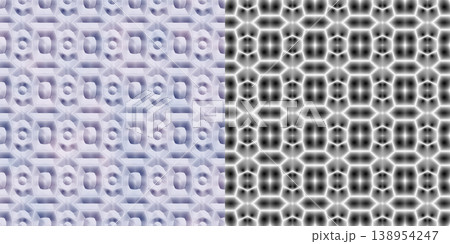 Seamless steel floor plate texture. Metal texture via an alpha channel. 138954247