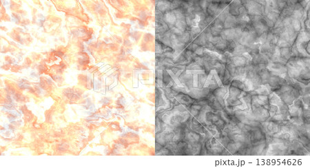 Fire Marble and Height Map Comparison Display 138954626