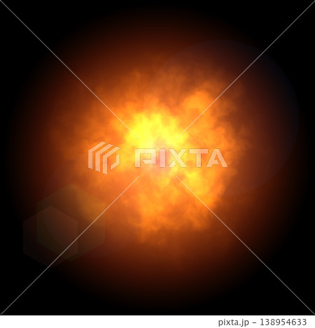 Explosive Fireball Abstract Molten Lava Texture 138954633